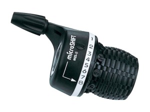  Manetka MICROSHIFT, Prawa, 8.rzędowa, Kompatybilna z Shimano, Twist Shifter, Indeksowanie
