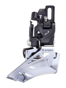  Przerzutka Przednia MICROSHIFT XLE, 11.rzędowa(2x11), Kompatybilna z Shimano, Mocowanie Bezpośrednie, Zęby Górne 34-38T, Pojemność 10T 