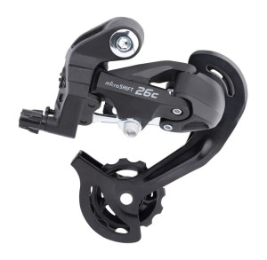  Przerzutka Tylna MICROSHIFT, 7-8.rzędowa(1/2x7/8), Kompatybilna z Shimano, Krótki Wózek, Max. Tryb 28-34T, Min. Tryb 13-14T, Pojemność 39T