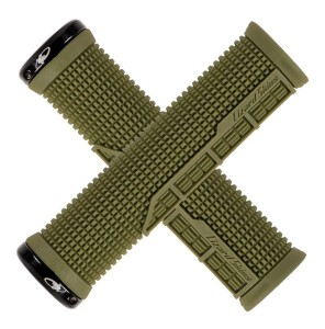  Chwyty kierownicy LIZARDSKINS MACHINE LOCK-ON klamry olive green