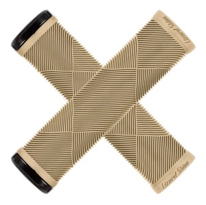  Chwyty kierownicy LIZARDSKINS STRATA Single-Sided Lock-On Strata - Sand Tan klamry 130mm 