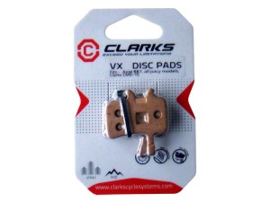 Klocki hamulcowe CLARKS dla AVID/SRAM (Avid Juicy 3, 5, 7, 7 Carbon, Ultimate, BB7, Clarks CMD-15), Organiczne 