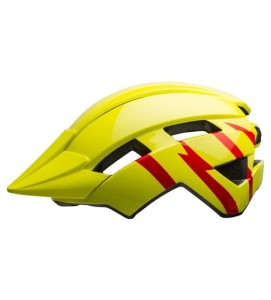 Kask juniorski BELL SIDETRACK II strike gloss hi-viz red roz. Uniwersalny (50–57 cm)