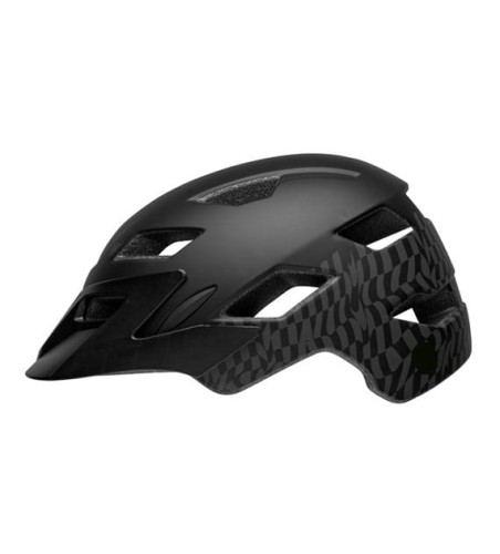 Kask dziecięcy BELL SIDETRACK wavy checks matte black roz. Uniwersalny (47–54 cm) 4.jpg