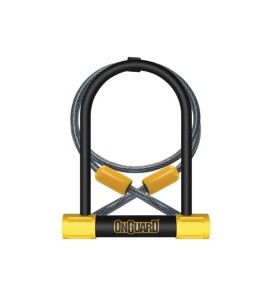 Zapięcie rowerowe ONGUARD Bulldog DT 8012 U-LOCK - 13mm 115mm 230mm - 5 x Klucze z kodem + linka 10mm 120cm