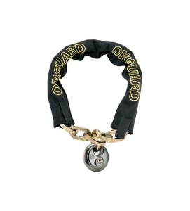 Zapięcie rowerowe ONGUARD MASTIFF 8022D ŁAŃCUCH 80cm*8mm - 5 x Klucze z kodem + KŁÓDKA