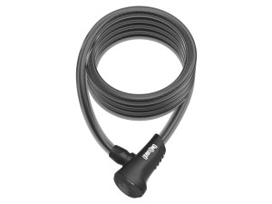 Zapięcie rowerowe ONGUARD NEON 8156BL Linka - 12mm 180cm - uchwyt + 2 x Klucze czarne