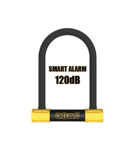 Zapięcie rowerowe ONGUARD Smart Alarm 8266 U-LOCK - 16mm 124mm 208mm - 5 x Klucze z kodem