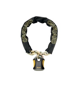 Zapięcie rowerowe ONGUARD BEAST 8017 ŁAŃCUCH 110cm*12mm - 5 x Klucze z kodem + KŁÓDKA