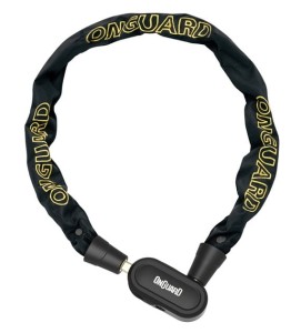 Zapięcie rowerowe ONGUARD FASTLOCK 8286 ŁAŃCUCH 90cm*5.5mm - 3 x Klucze z kodem