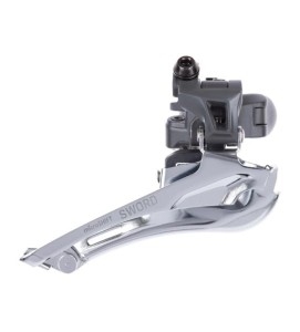 Przerzutka Przednia MICROSHIFT SWORD, 2x10 rzędów, Mocowanie na Obejmę, Zęby górnej tarczy: 46-52T, Pojemność 17T