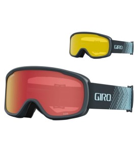 Gogle zimowe GIRO ROAM DARK SHARK LIGHT STREAKER (szyba AMBER SCARLET 39% S2 + YELLOW 77% S1)