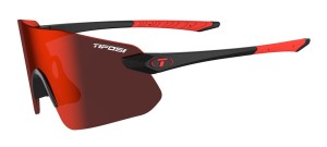 Okulary TIFOSI VOGEL SL matte black (1 szkło Smoke Red Mirror 15% transmisji światła)