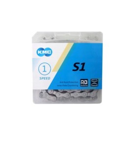 KMC Łańcuch S1 112 ogniw nierdzewny srebrny BOX
