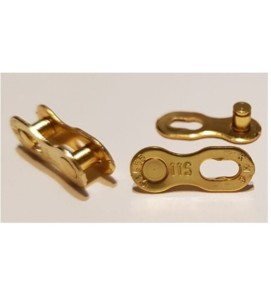 KMC Złączka CL-555R 2 sztuki złota 11 rz blister