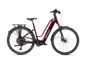 Rower elektryczny Romet e-Gazela 4.0 725 Wh śliwkowy 19 L